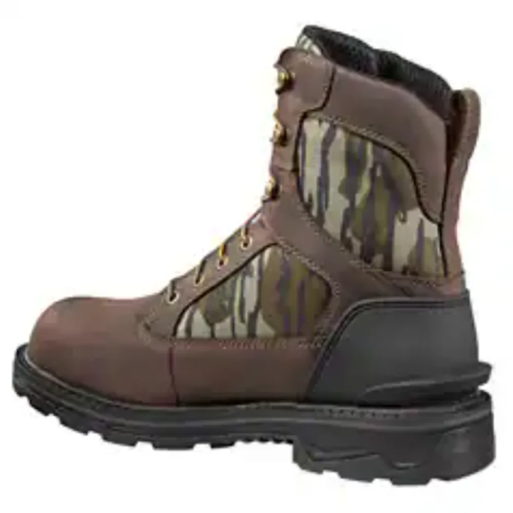 Carhartt Men's Ironwood Camo 8" Soft Toe WP Work Boot -Mossy Oak- FT8002-M