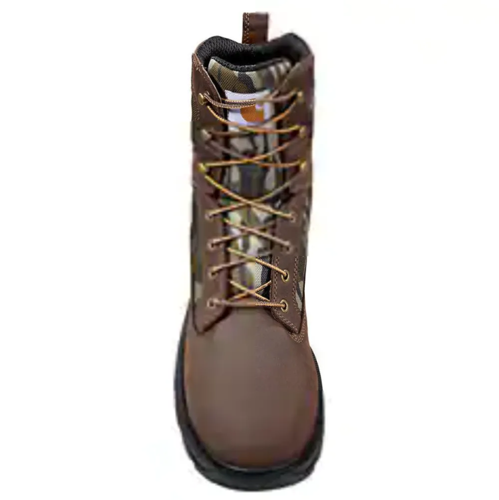 Carhartt Men's Ironwood Camo 8" Soft Toe WP Work Boot -Mossy Oak- FT8002-M