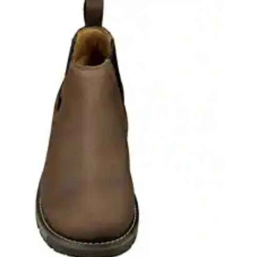 Women Carhartt Men's Millbrook 4" Soft Toe WP Wedge Work Boot- Brown- FM4000-M