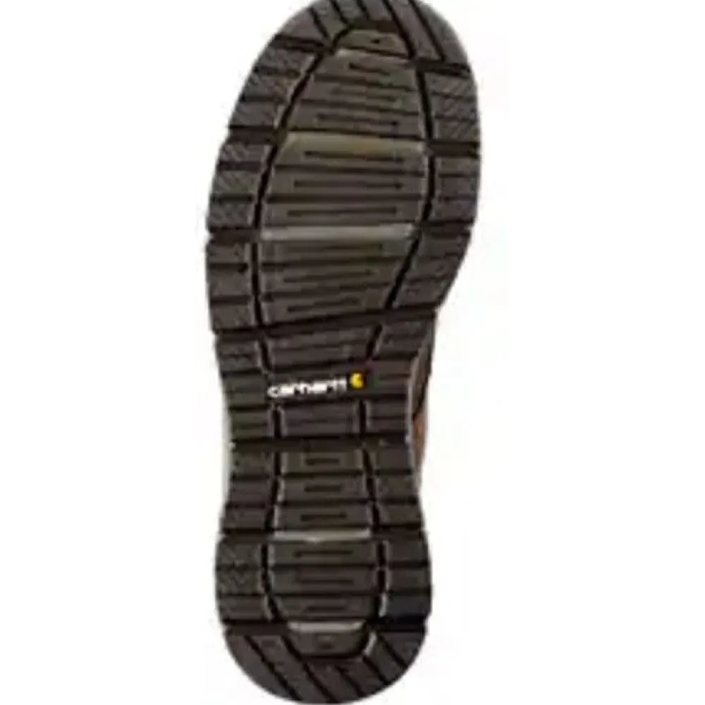 Women Carhartt Men's Millbrook 4" Soft Toe WP Wedge Work Boot- Brown- FM4000-M