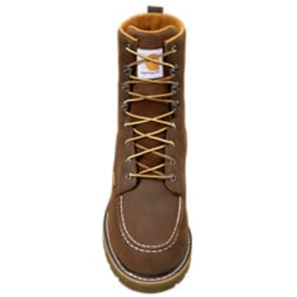 Women Carhartt Men's Moc 8" Soft Toe Wedge Work Boot -- FW8093-M