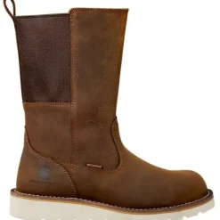 Women Carhartt Women's 10" Soft Toe WP Wellington Wedge Boot -- FW1034-W