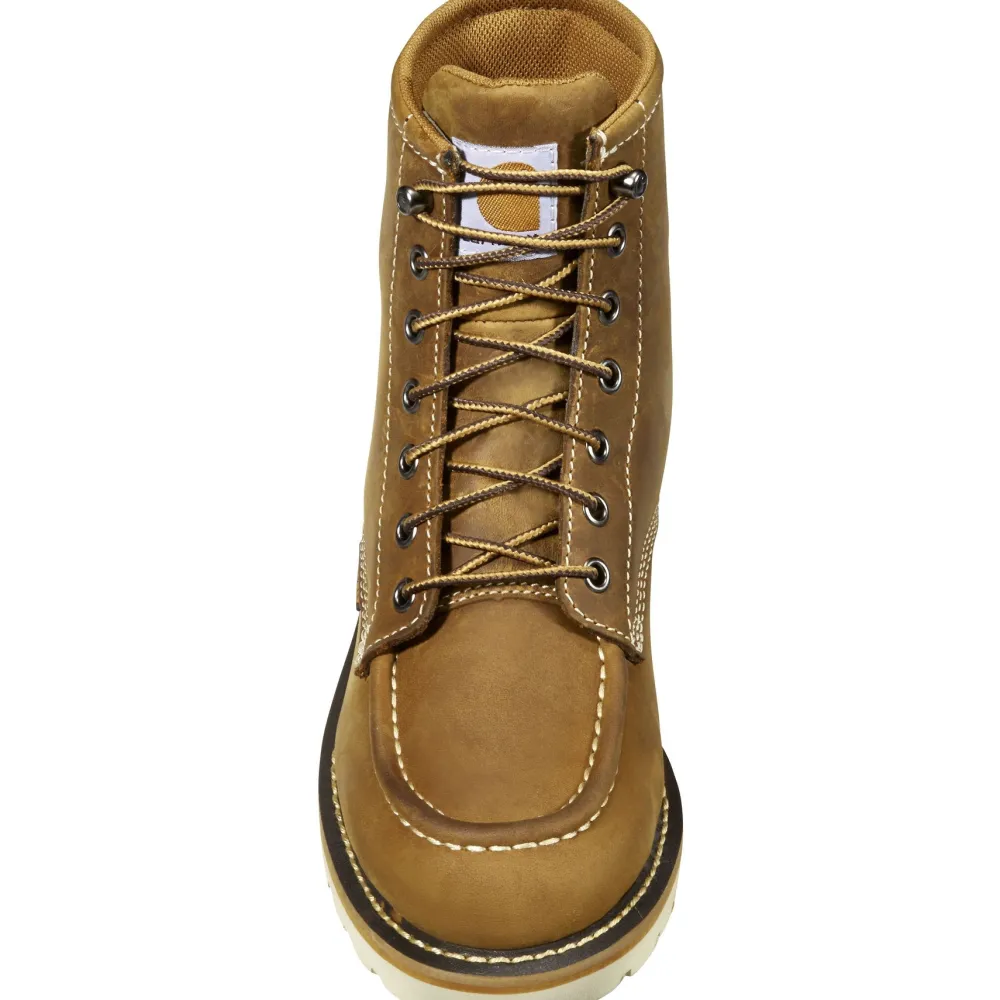 Women Carhartt Women's 6" Soft Toe WP Wedge Work Boot- - FW6025-W