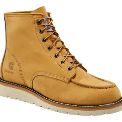 Women Carhartt Women's 6" Soft Toe Wedge Work Boot - Harvest Gold- FW6075-W