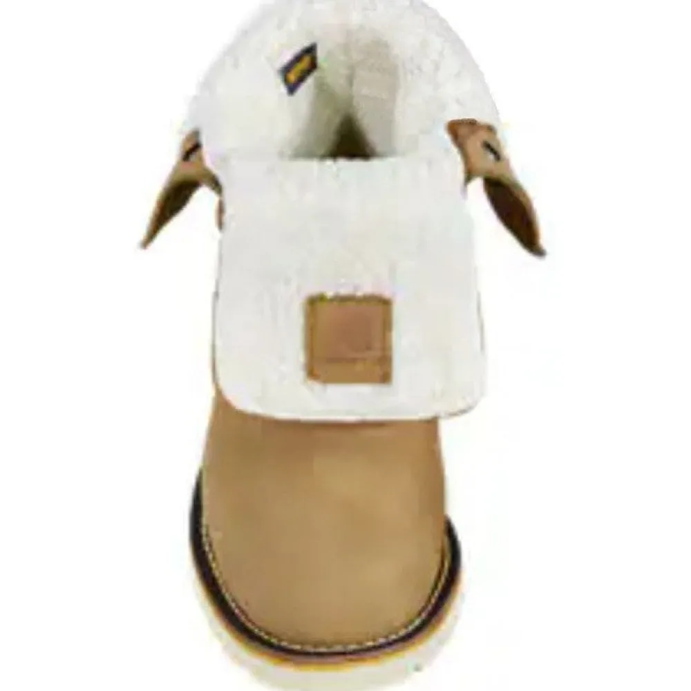 Women Carhartt Women's Fold Down 8" WP Wedge Winter Boot -Hickory- FW8069-W