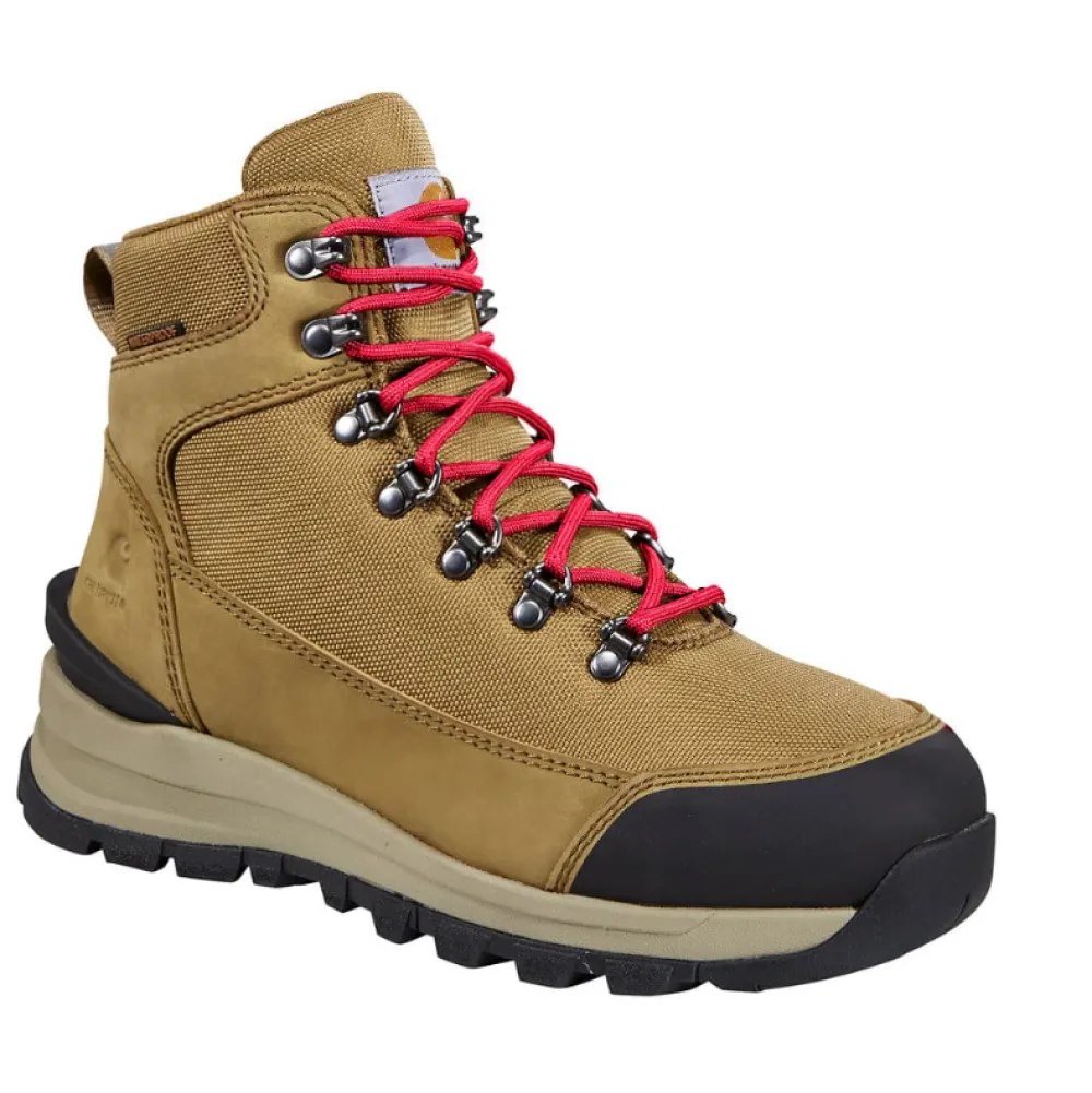 Women Carhartt Women's Gilmore 6" WP Safety Toe Work Hiker Boot -Yukon- FH6085-W