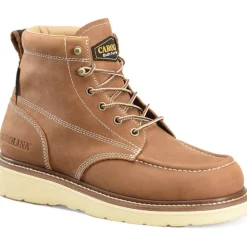 Women Carolina Men’s AMP 6” Moc Toe WP USA Made Wedge Work Boot CA7041