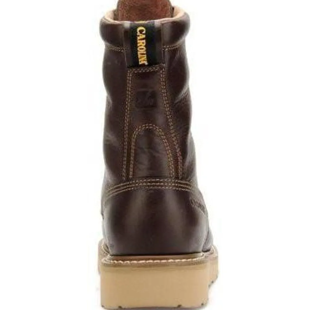 Women Carolina Men's Amp Hi 8" Broad Toe Wedge Work Boot - - CA8049