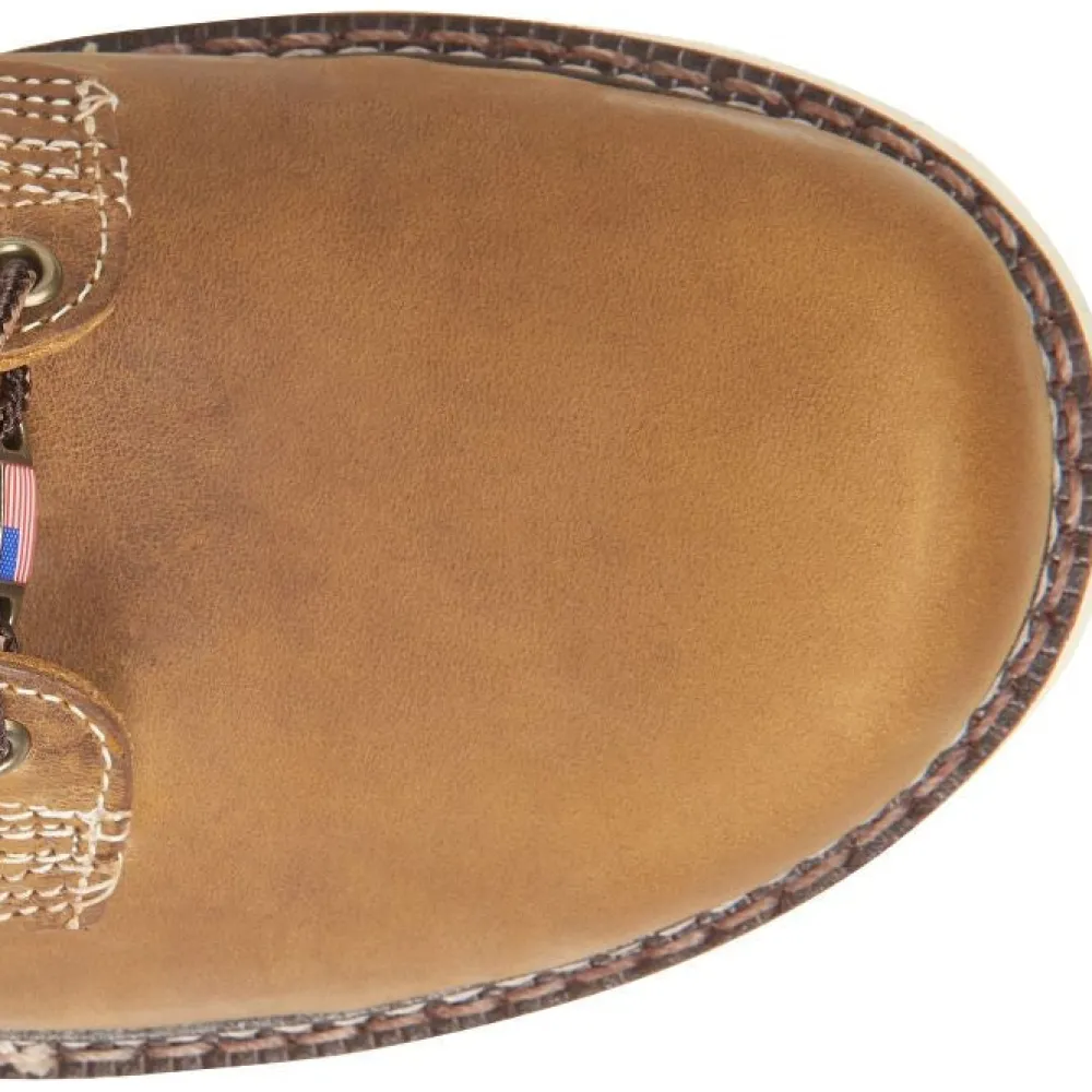 Women Carolina Men's Amp USA 8" Steel Toe Slip Resist Work Boot -- CA7505