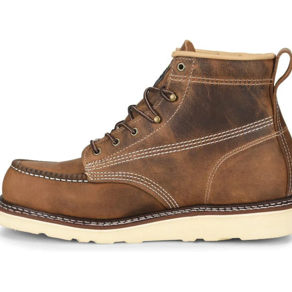 Women Carolina Men's AMP USA Made 6" Stl Toe Wedge Work Boot - CA7811