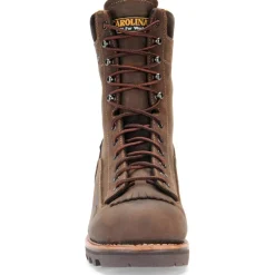 Women Carolina Men's Birch 8" Comp Toe WP Logger Work Boot - - CA7522
