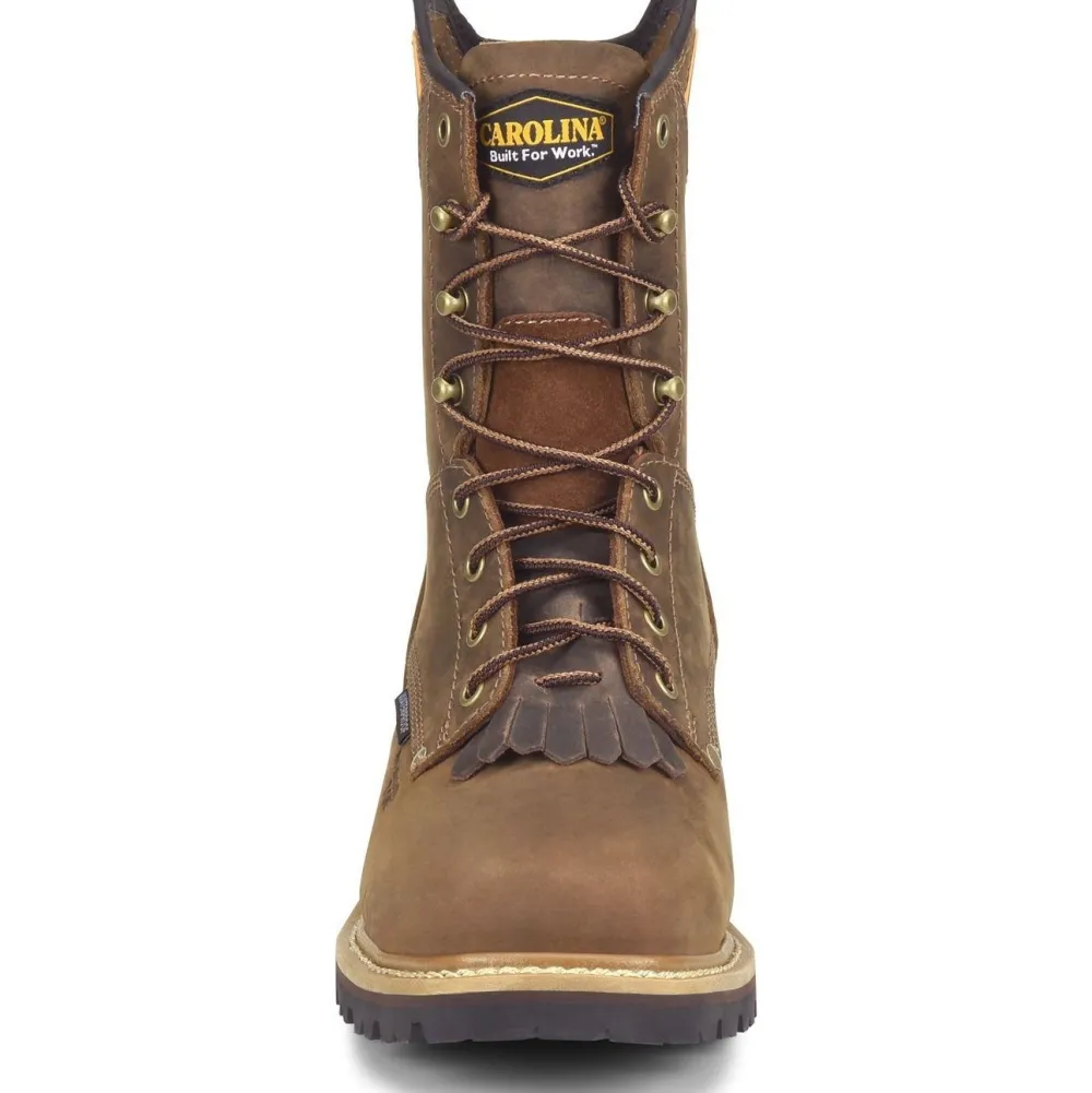 Women Carolina Men's Coppice 8" Composite Toe WP Logger Work Boot - - CA9855