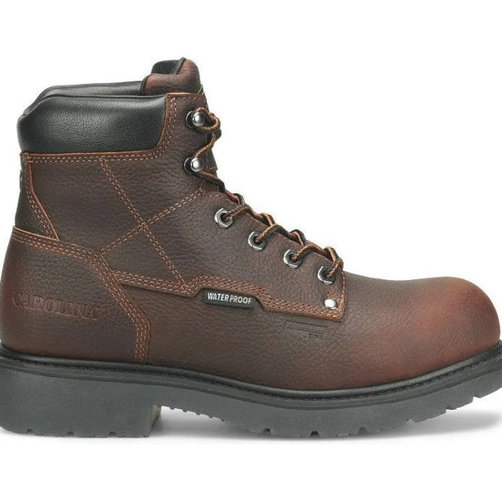 Women Carolina Men's Dice 6" AT Waterproof Work Boot -Brown- CA6511
