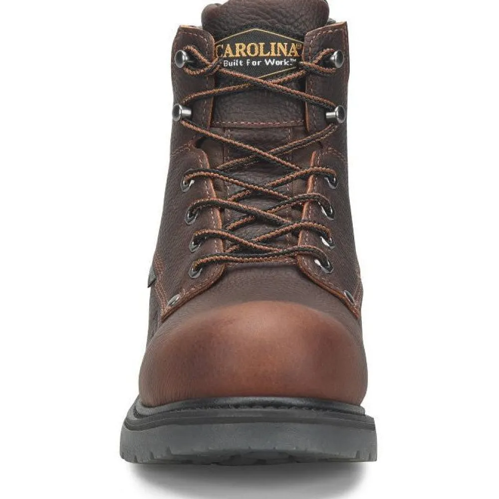 Women Carolina Men's Dice 6" AT Waterproof Work Boot -Brown- CA6511