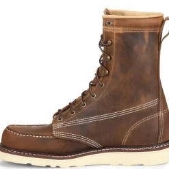 Women Carolina Men's Domestic 8" Soft Toe Moc Toe Work Boot- - CA8012