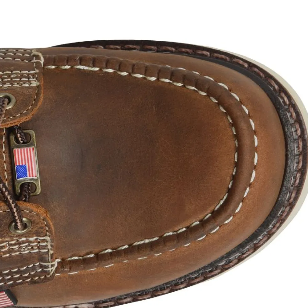 Women Carolina Men's Domestic 8" Soft Toe Moc Toe Work Boot- - CA8012