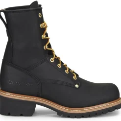 Women Carolina Men's Elm 8" Unlined Logger Slip Resist Work Boot -- CA825