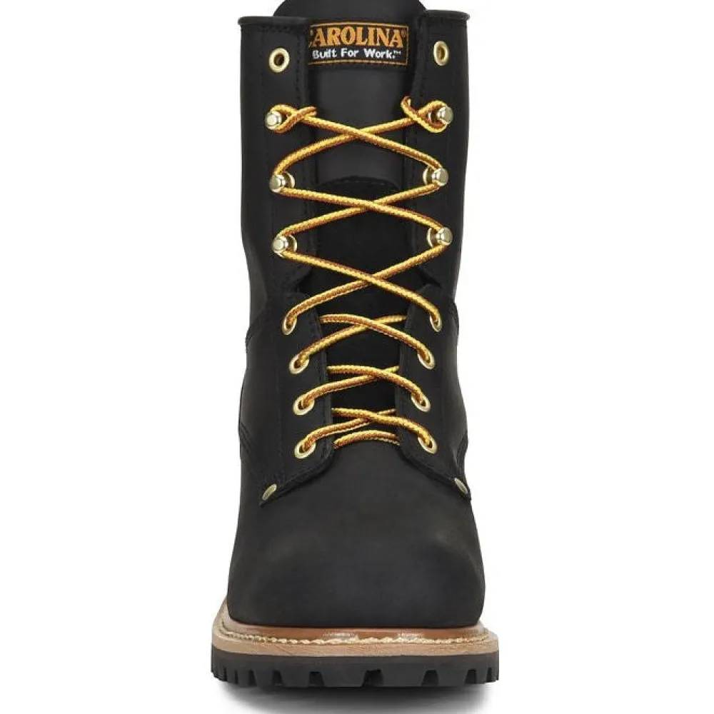 Women Carolina Men's Elm 8" Unlined Logger Slip Resist Work Boot -- CA825