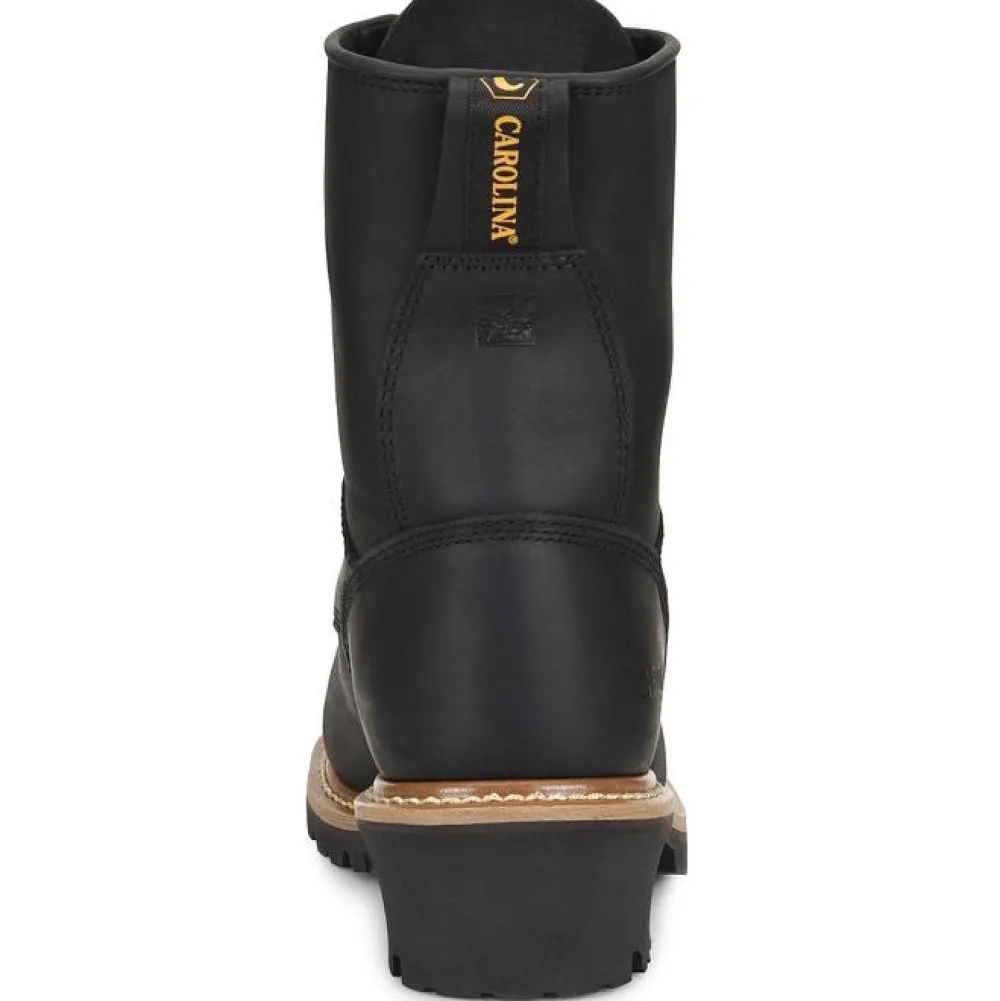 Women Carolina Men's Elm 8" Unlined Logger Slip Resist Work Boot -- CA825