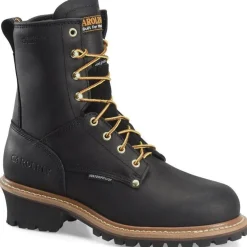 Women Carolina Men's Elm 8” Stl Toe WP INS Logger Work Boot - - CA5823