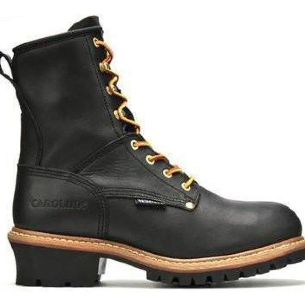 Women Carolina Men's Elm 8” Stl Toe WP INS Logger Work Boot - - CA5823