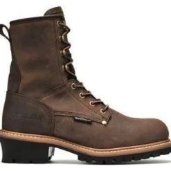Women Carolina Men's Elm 8” Waterproof Logger Work Boot - - CA8821