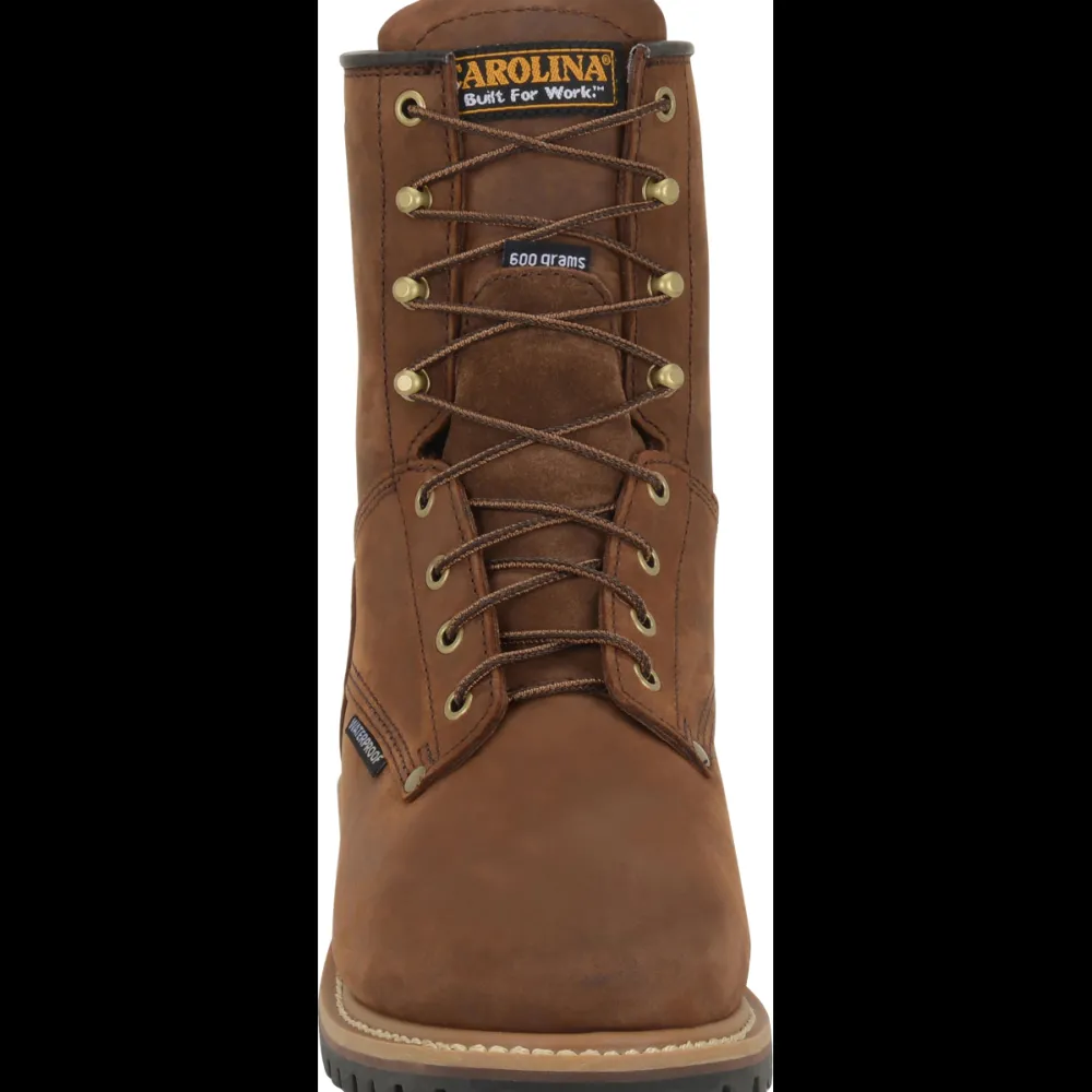 Women Carolina Men's Elm 8" WP Insulated Logger Work Boot - - CA4821