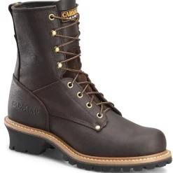 Women Carolina Men's Elm Logger 8" Soft Toe Slip Resist Work Boot -- 821