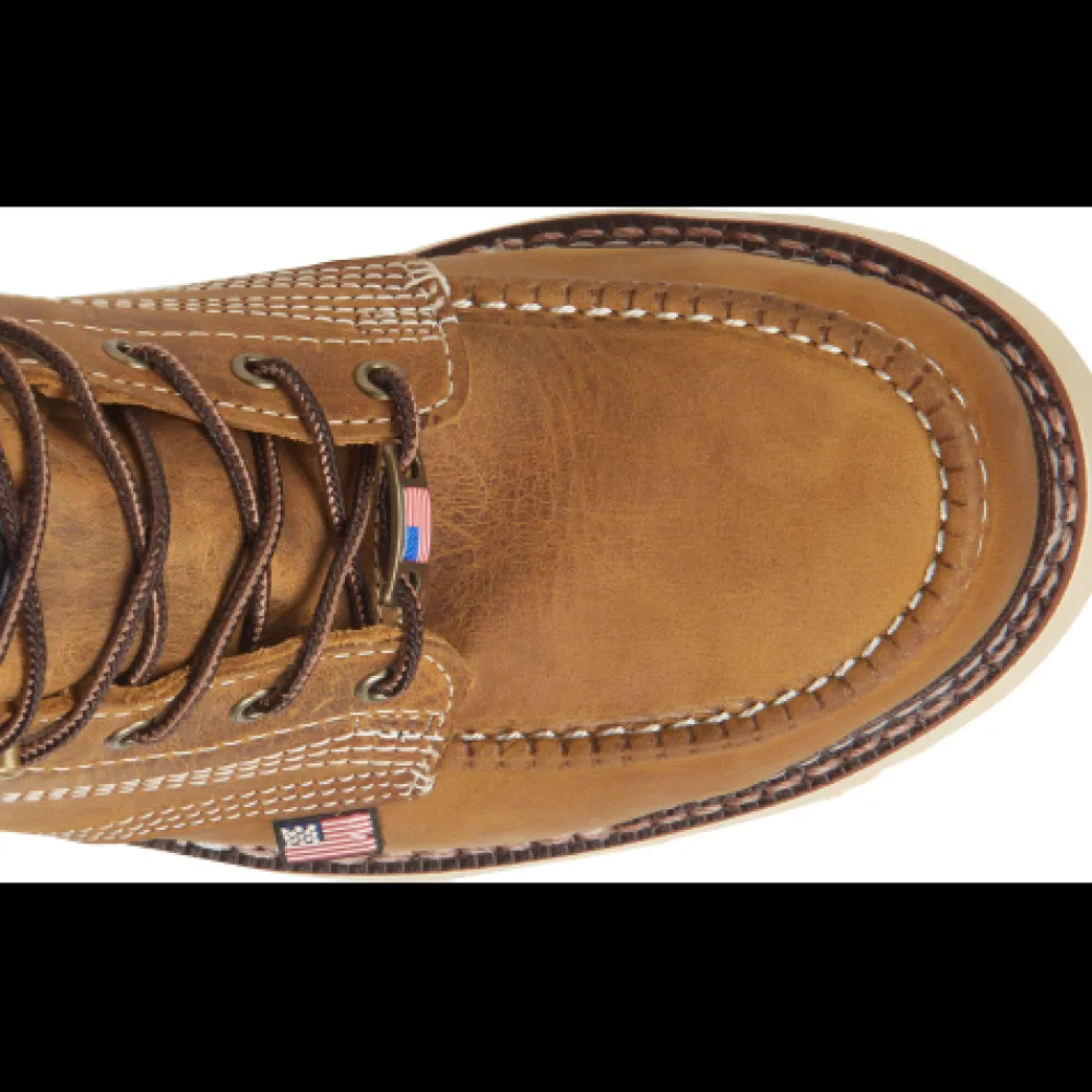 Carolina Men's Ferric 6" Steel Toe Moc Toe Work Boot - - CA7514