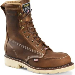 Carolina Men's Ferric USA Made 8" Steel Toe Moc Toe Work Boot - - CA7516