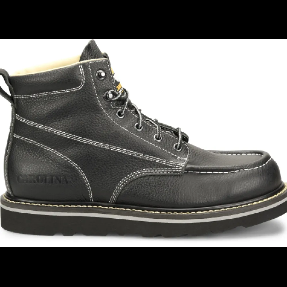 Women Carolina Men's Flatiron 6" Moc Toe Wedge Work Boot - - CA7007