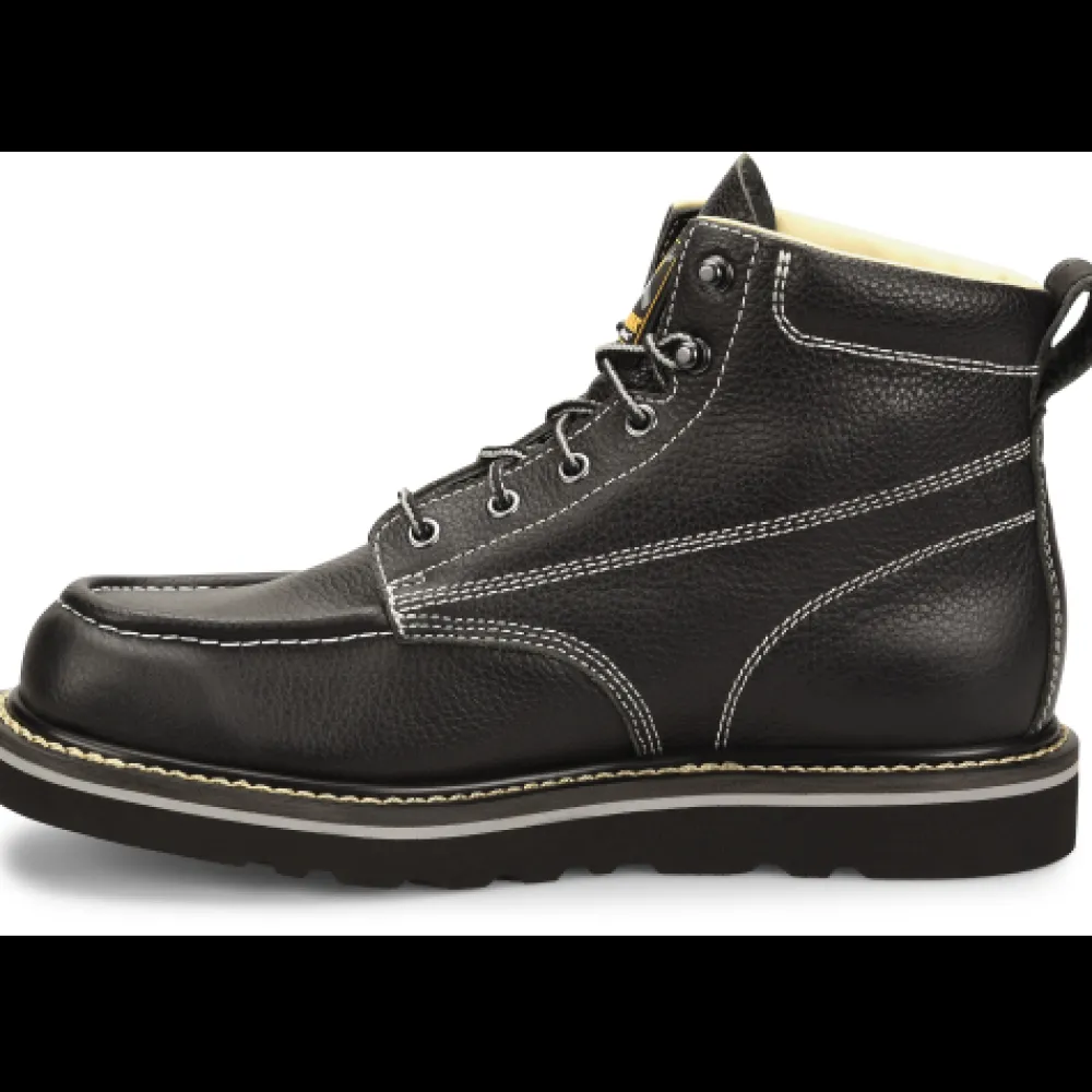 Women Carolina Men's Flatiron 6" Moc Toe Wedge Work Boot - - CA7007