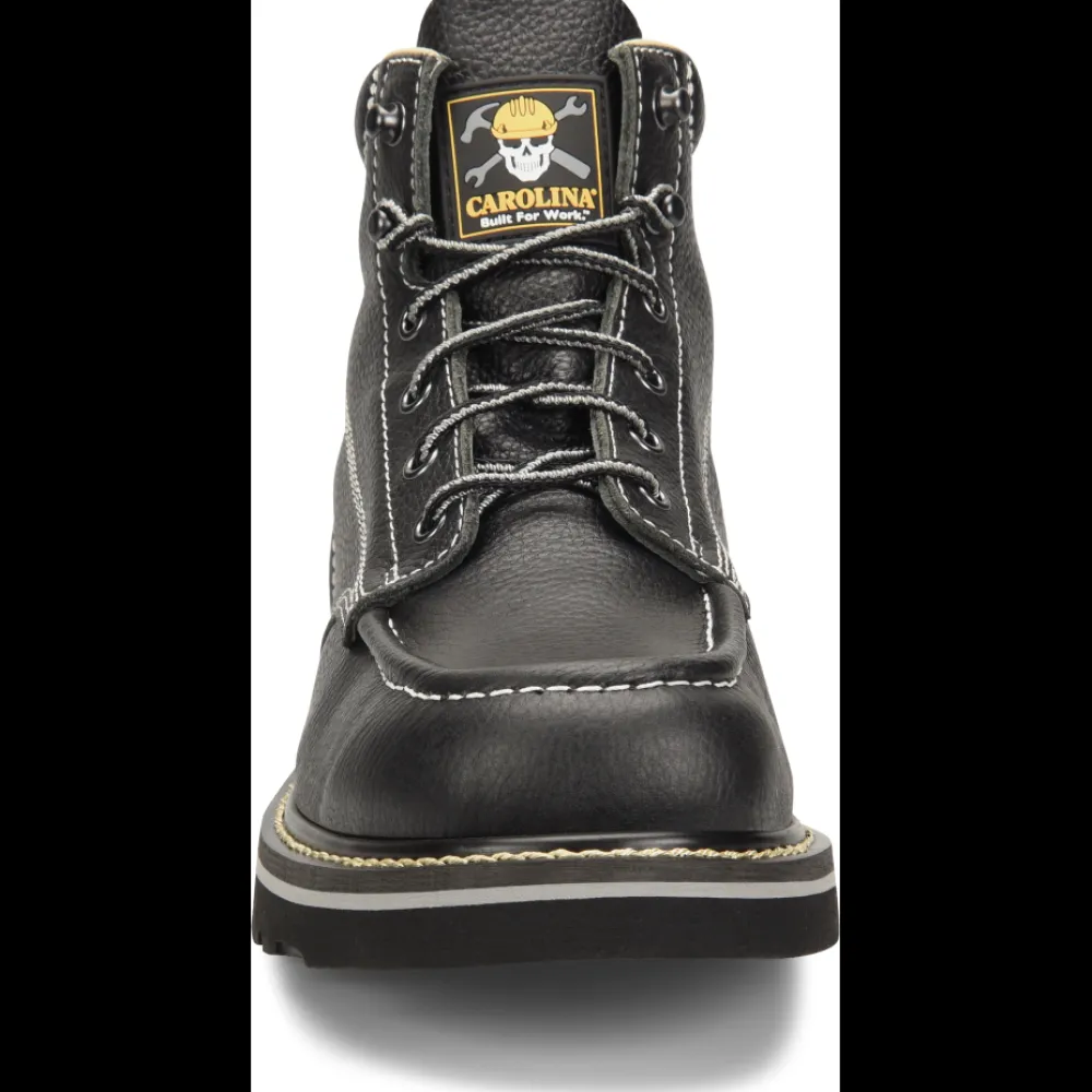 Women Carolina Men's Flatiron 6" Moc Toe Wedge Work Boot - - CA7007