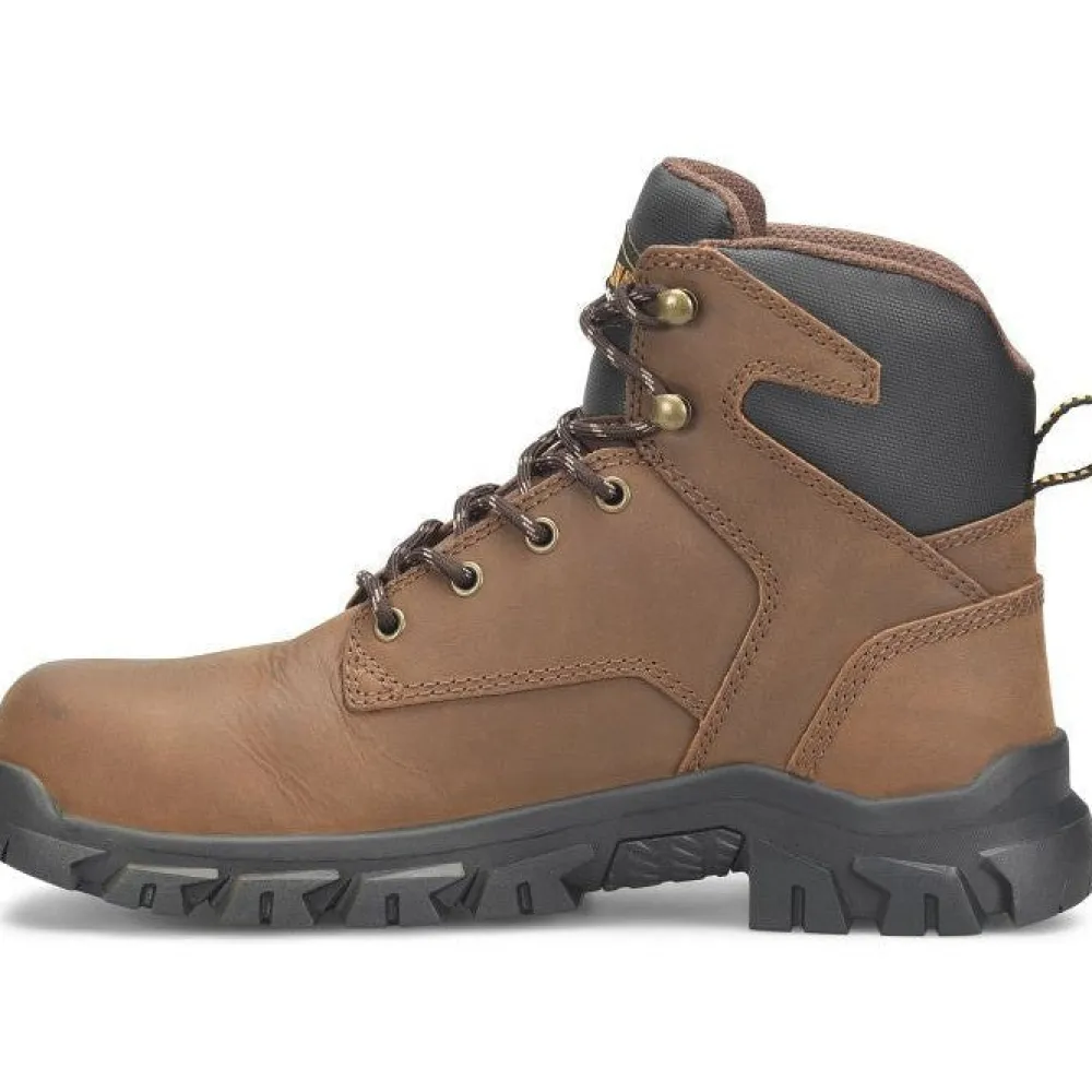Carolina Men's Gruntz 6" Steel Toe Waterproof Work Boot -Brown- CA3593
