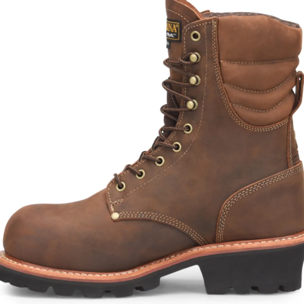 Women Carolina Men's Hemlock 9" Comp Toe WP 400G Logger Work Boot - CA9834