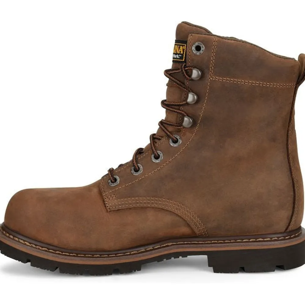 Carolina Men's Installer 8" Steel Toe WP Slip Resisting Work Boot -- CA3557