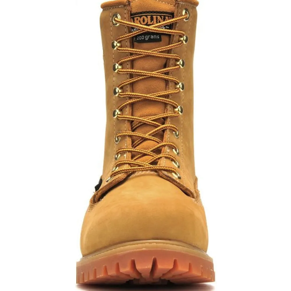 Carolina Men's Journeyman 8" Soft Toe WP Insulated Work Boot -Yellow- CA7145