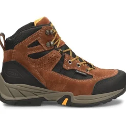 Women Carolina Men's Limestone 6" Steel Toe WP Hiker Work Shoe Brown- CA5546