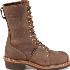 Carolina Men's Linesman 10" Soft Toe WP Slip Resist Work Boot -- CA904