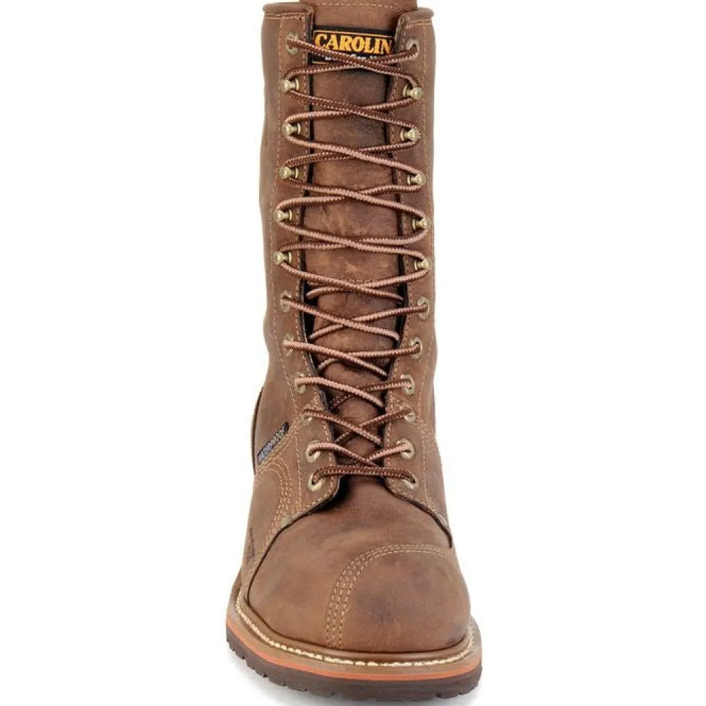 Carolina Men's Linesman 10" Soft Toe WP Slip Resist Work Boot -- CA904
