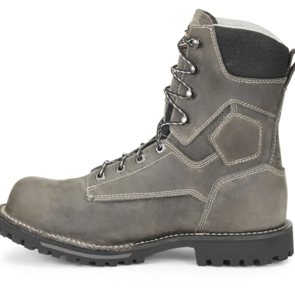 Carolina Men's Pitstop 8" Comp Toe WP Work Boot - Black - CA8532
