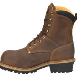 Women Carolina Men’s Poplar 8” Comp Toe WP Ins Loggger Work Boot - CA9851