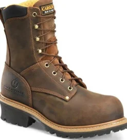 Women Carolina Men’s Poplar 8” Soft Toe WP Logger Work Boot - - CA9053