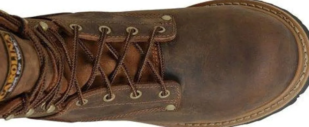 Women Carolina Men’s Poplar 8” Soft Toe WP Logger Work Boot - - CA9053