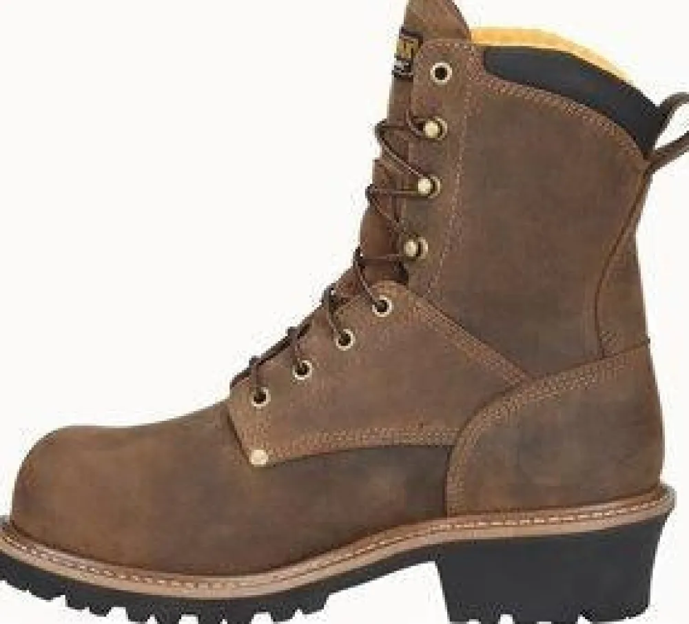 Women Carolina Men's Poplar 8" Soft Toe Waterproof Work Boot - - CA9052