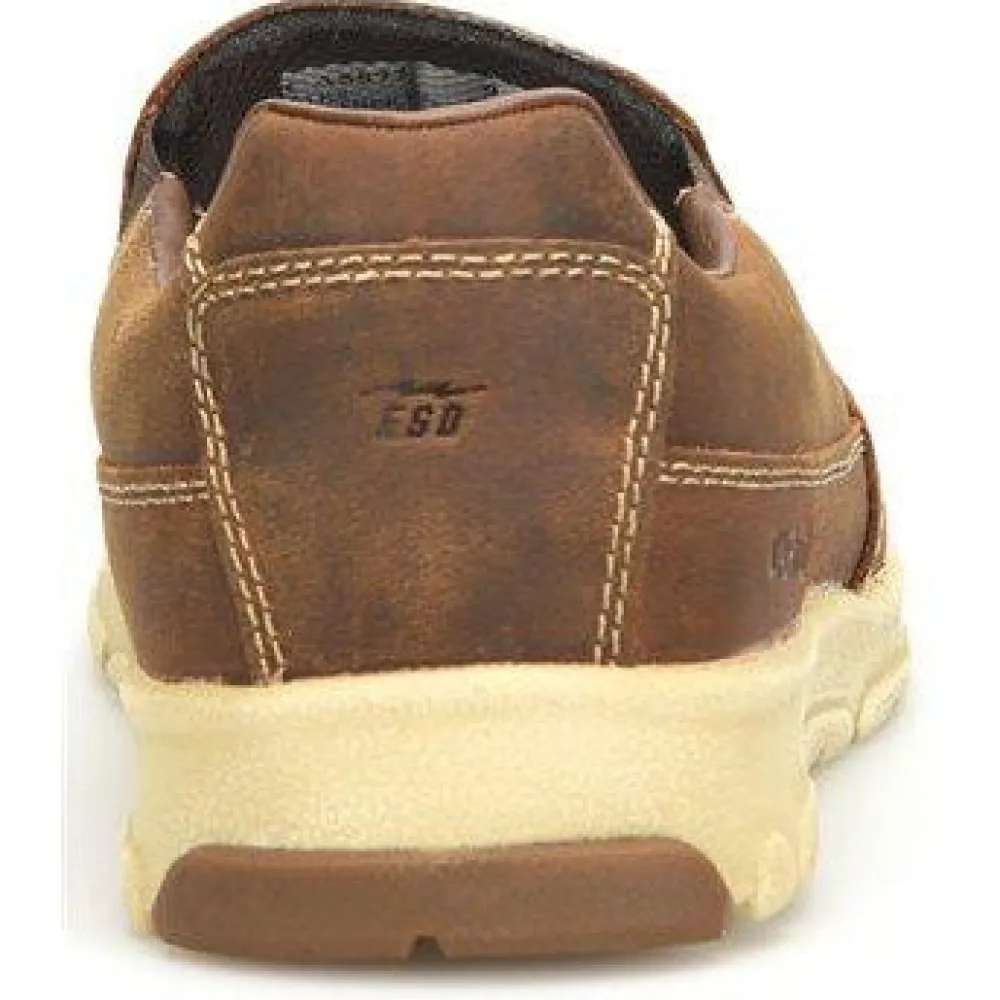 Women Carolina Men's S-117 Aluminum Toe Slip-On Work Shoe - - CA5572