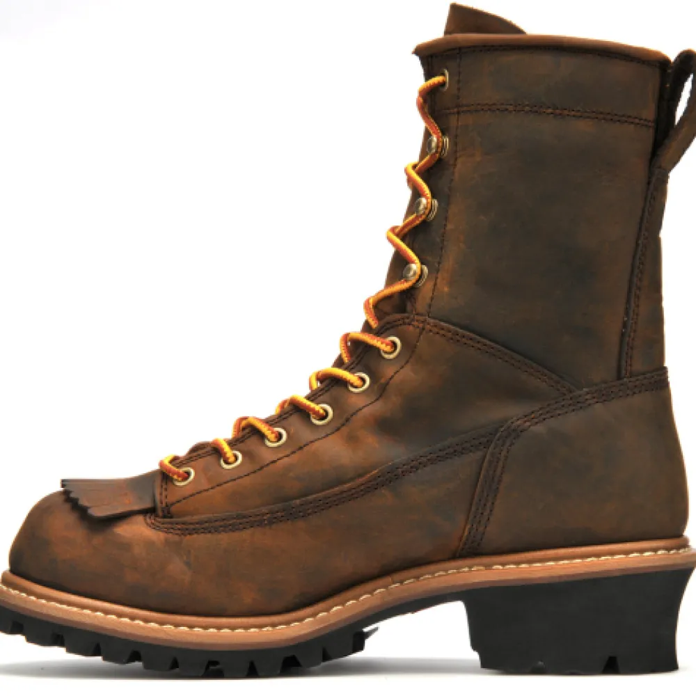 Women Carolina Men's Spruce 8" WP Lace-to-Toe Logger Work Boot, CA8824