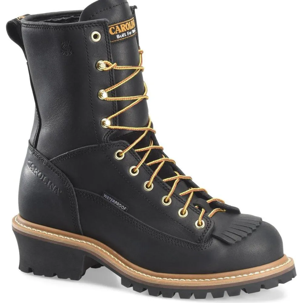 Women Carolina Men's Spruce 8" WP Lace-to-Toe Logger Work Boot CA8825