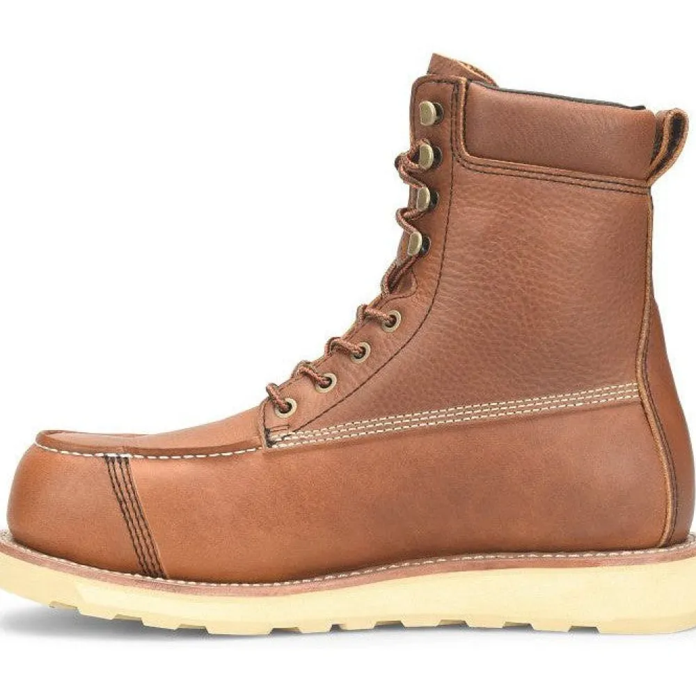 Women Carolina Men's Staple Gun 8" Carbon Comp Toe WP Work Boot -Tan- CA7571