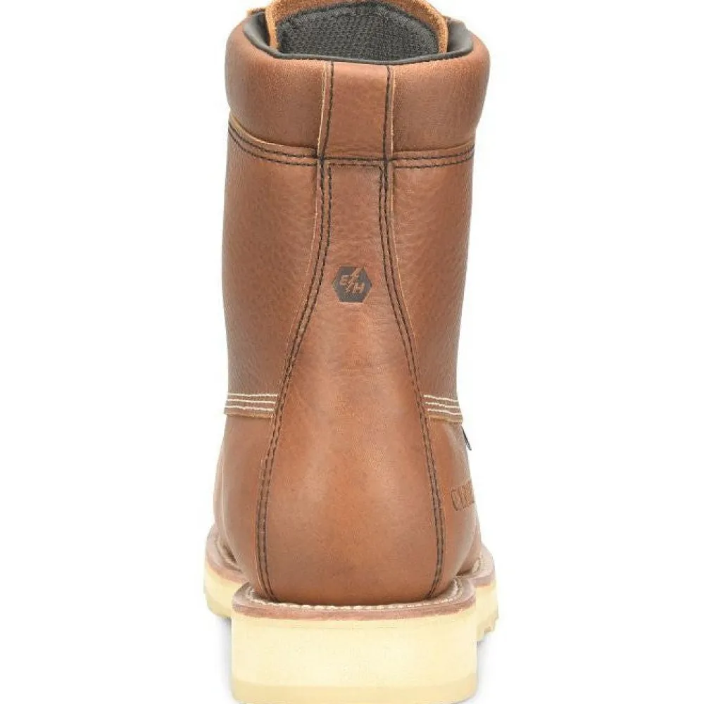 Women Carolina Men's Staple Gun 8" Carbon Comp Toe WP Work Boot -Tan- CA7571